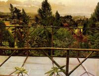 Stanley Spencer - View From the Tennis Court, Cookham